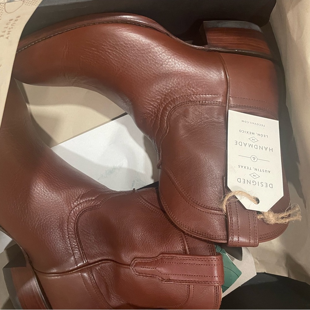 Brand New Pair of Tecovas The Penny - Bourbon Calf